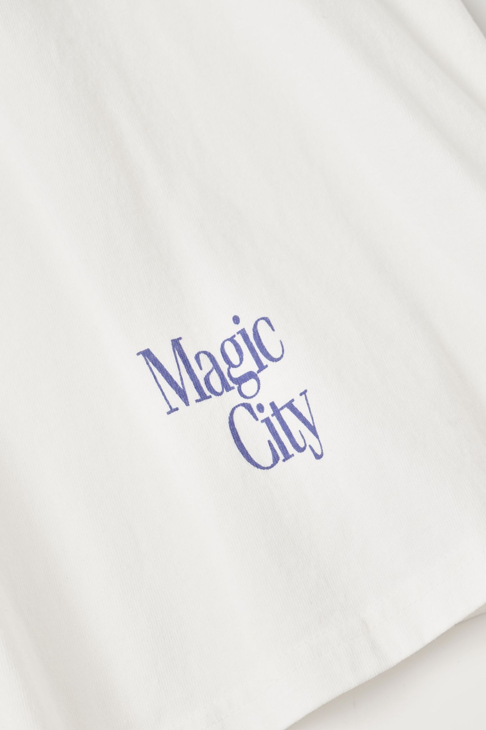 LOOSE FIT PRINT TEE : GAZE BEYOND | WHITE | カットソー