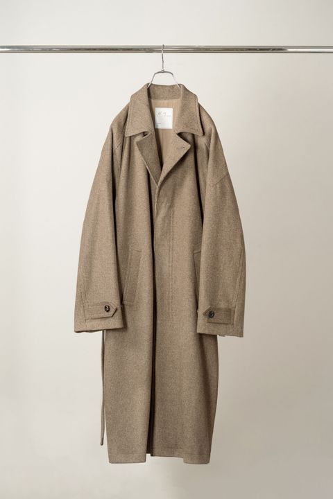 WOOL BLANKET BALMACAAN COAT | BEIGE | コート
