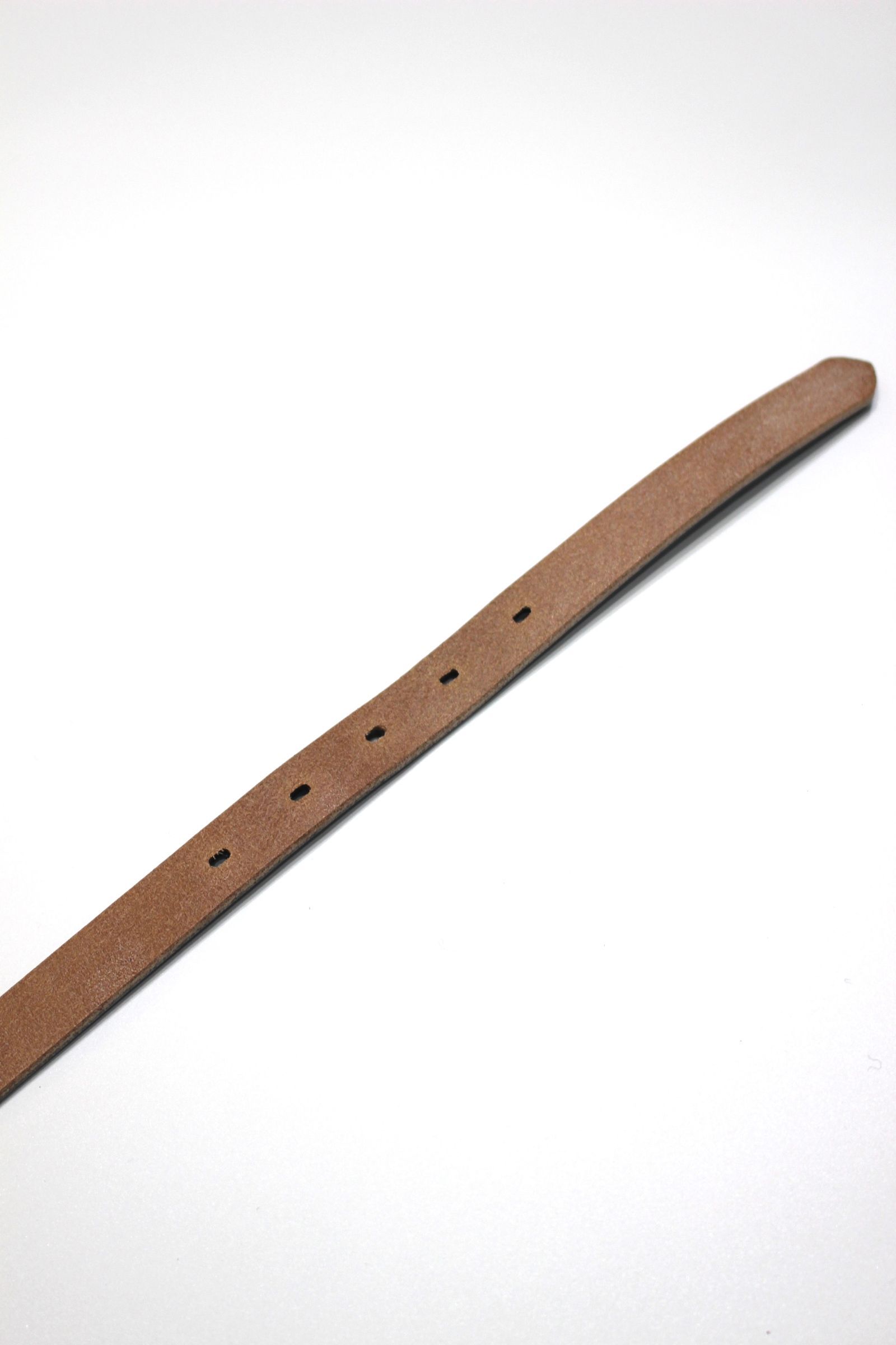 20mm OAK BARK LEATHER BELT | BLACK | ベルト | 幅2.0cm