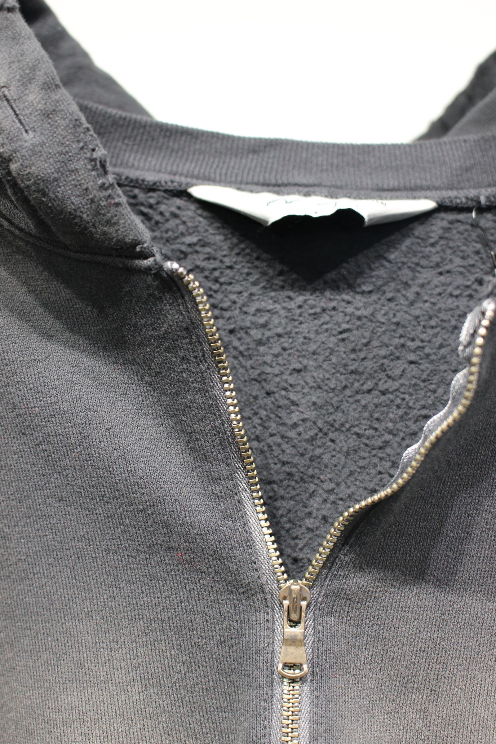 LIGHT LOOP ZIP HOODIE | BLACK | ジップパーカー