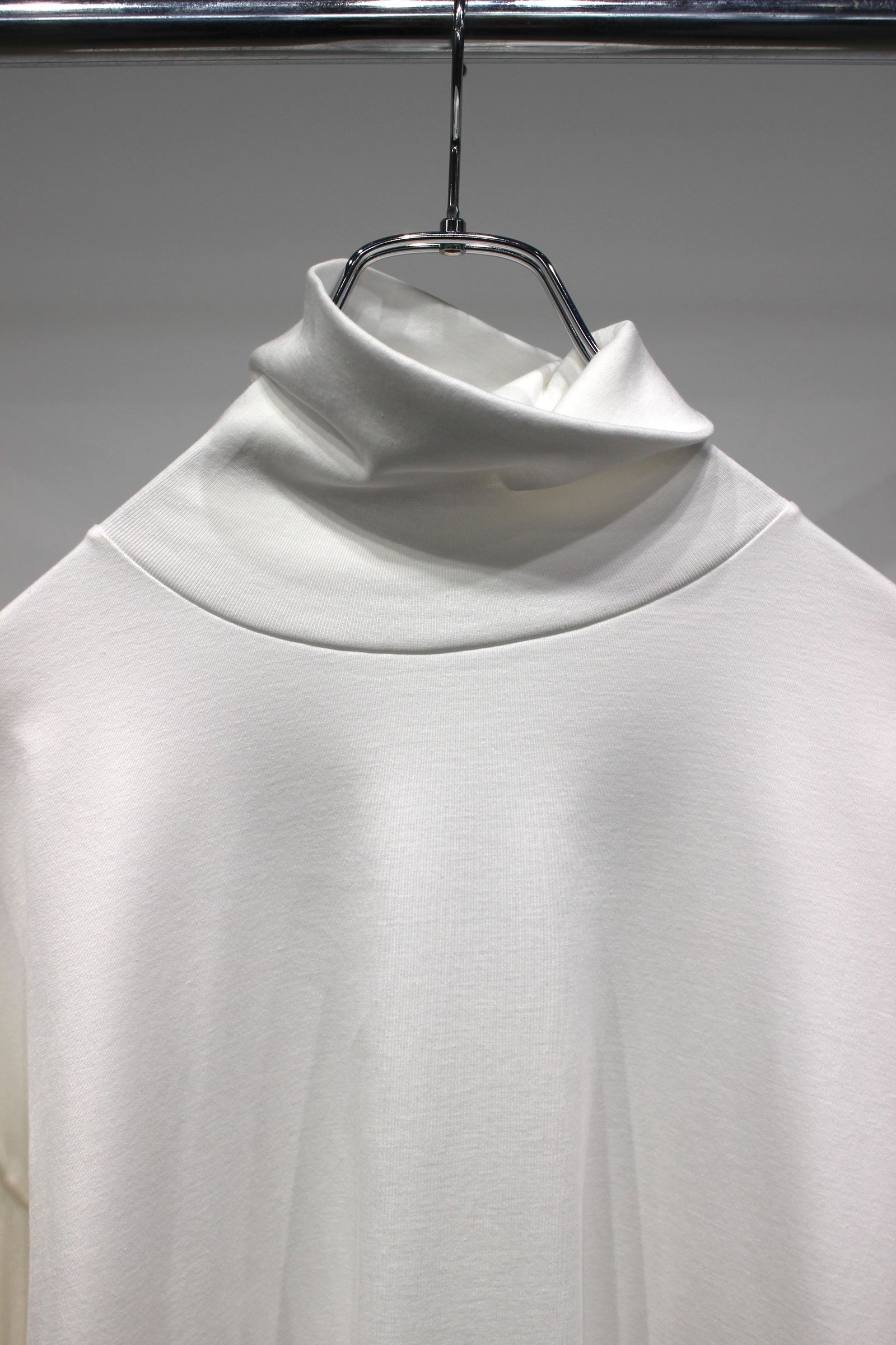 1ST PICKED SUVIN TURTLE NECK L/S TEE | WHITE | カットソー