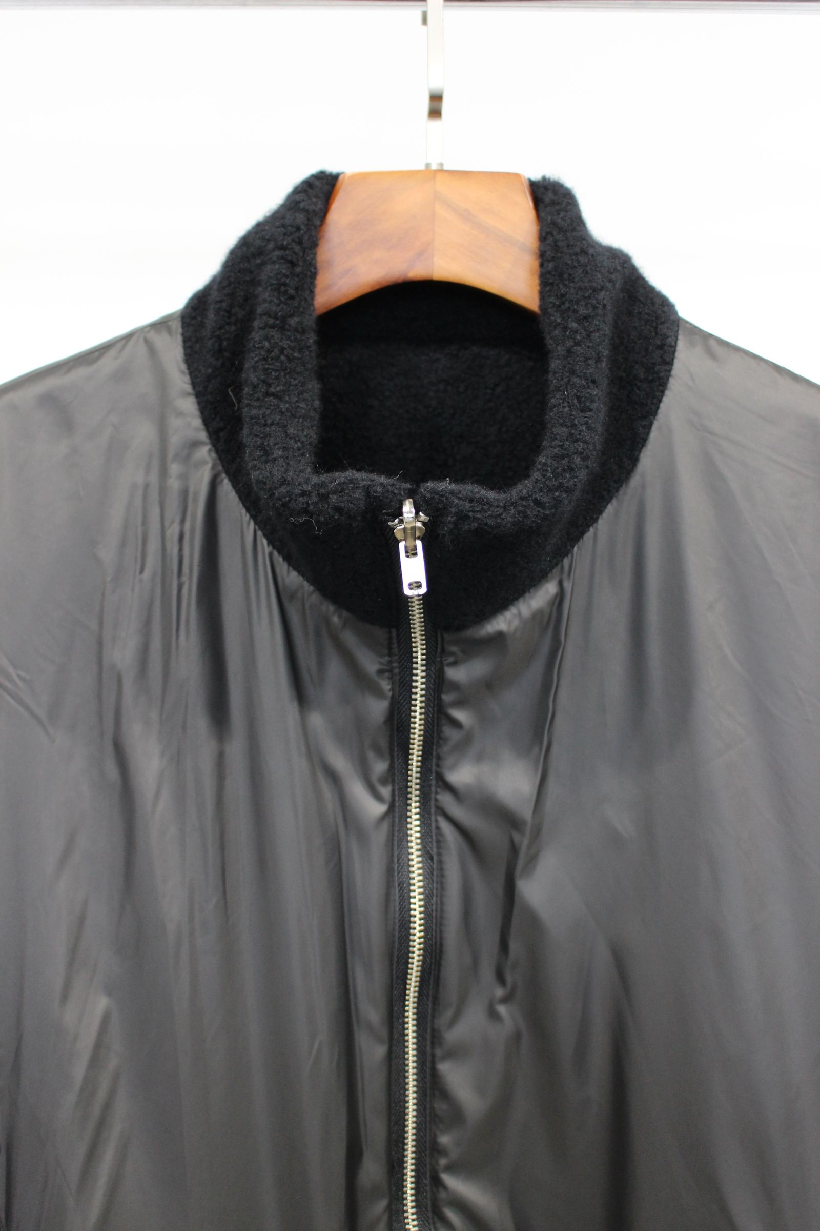 BISHU ANGORA PILE JERSEY Reversible Blouson/BLACK/ボアブルゾン