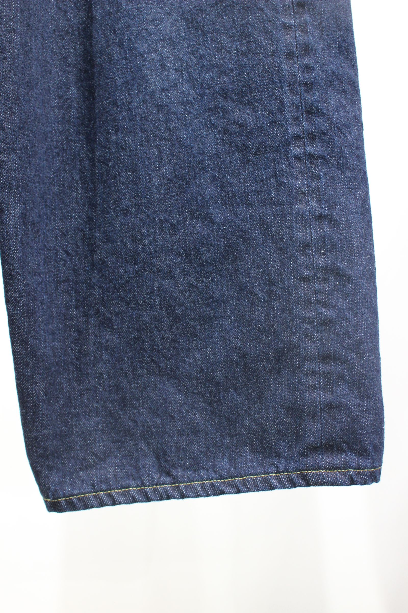 INTERIM - 40'S MIL BAGGY ZIPPED SHUTTLE DENIM TROUSERS/デニム