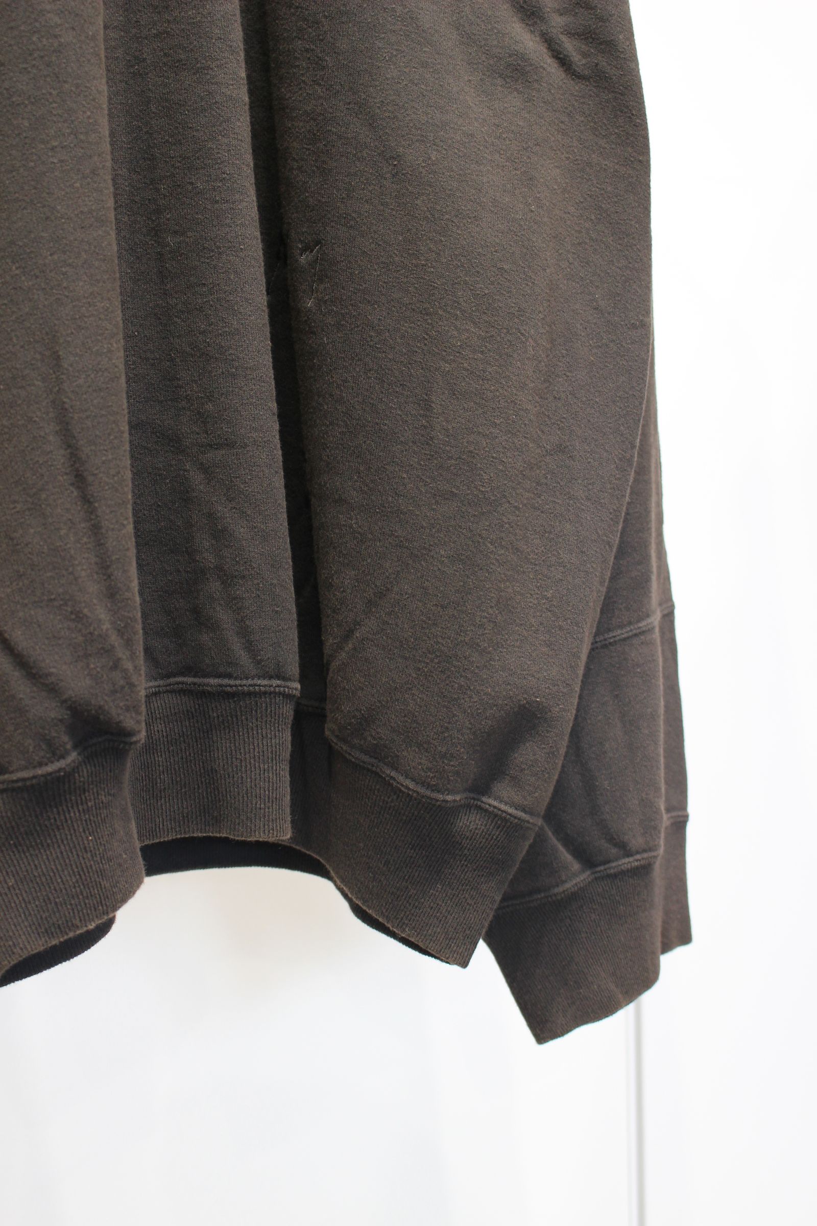 FLEECE-LINED SWEAT SHIRT | BLACK | スウェット