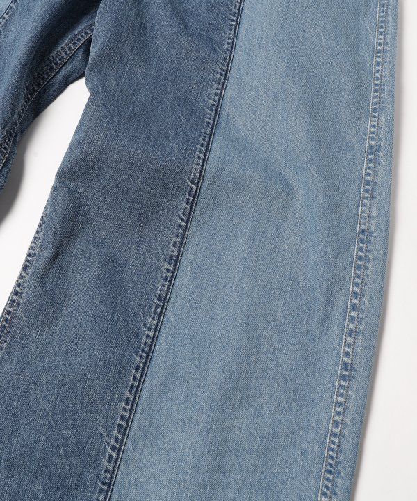 SWITCHING ZIP DENIM PANTS/デニムパンツ/インディゴ