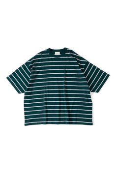 BORDER WIDE S/S TEE/GREEN