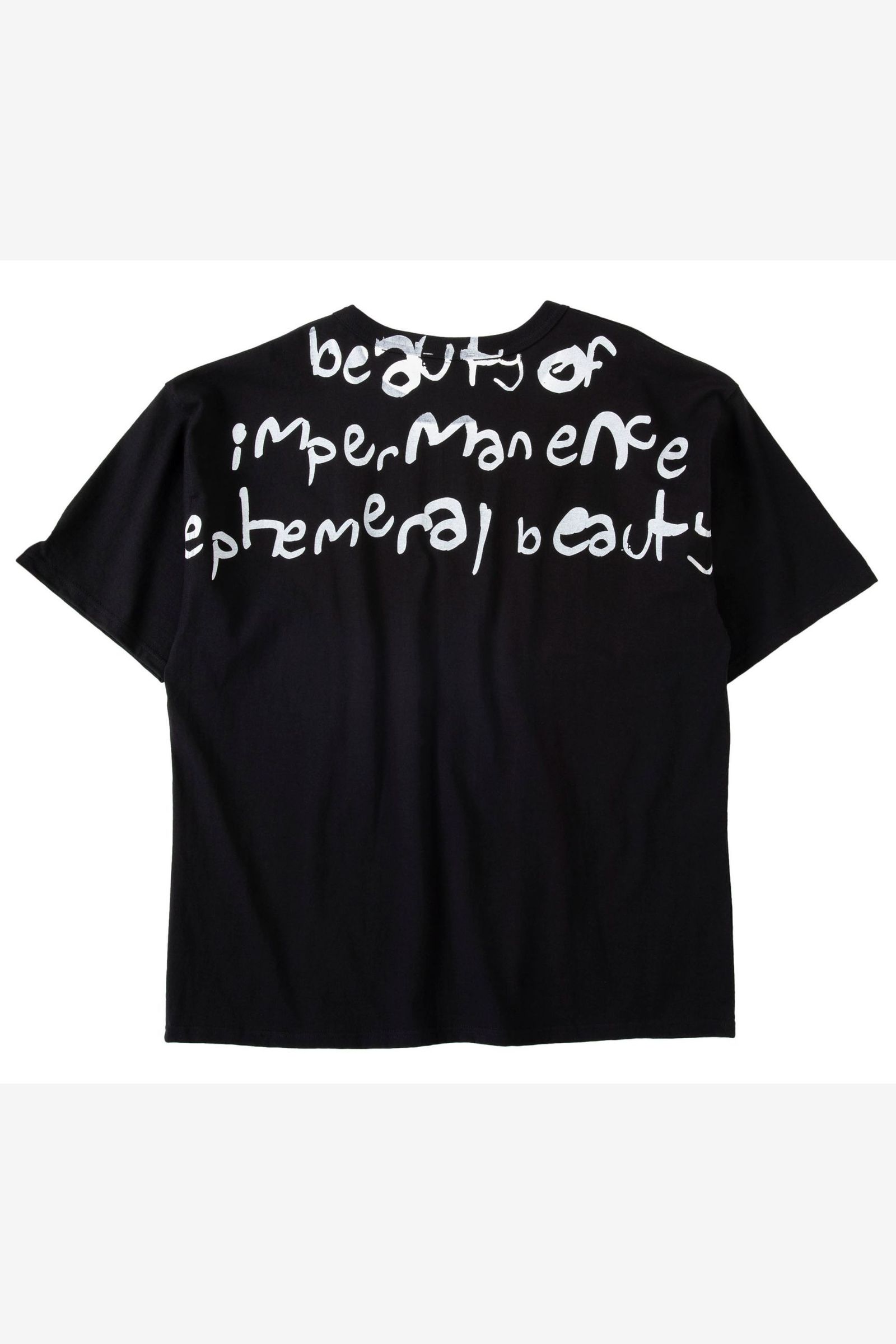 TEEE < BEAUTY OF IMPERMANENCE EPHEMERAL BEAUTY >/プリントT