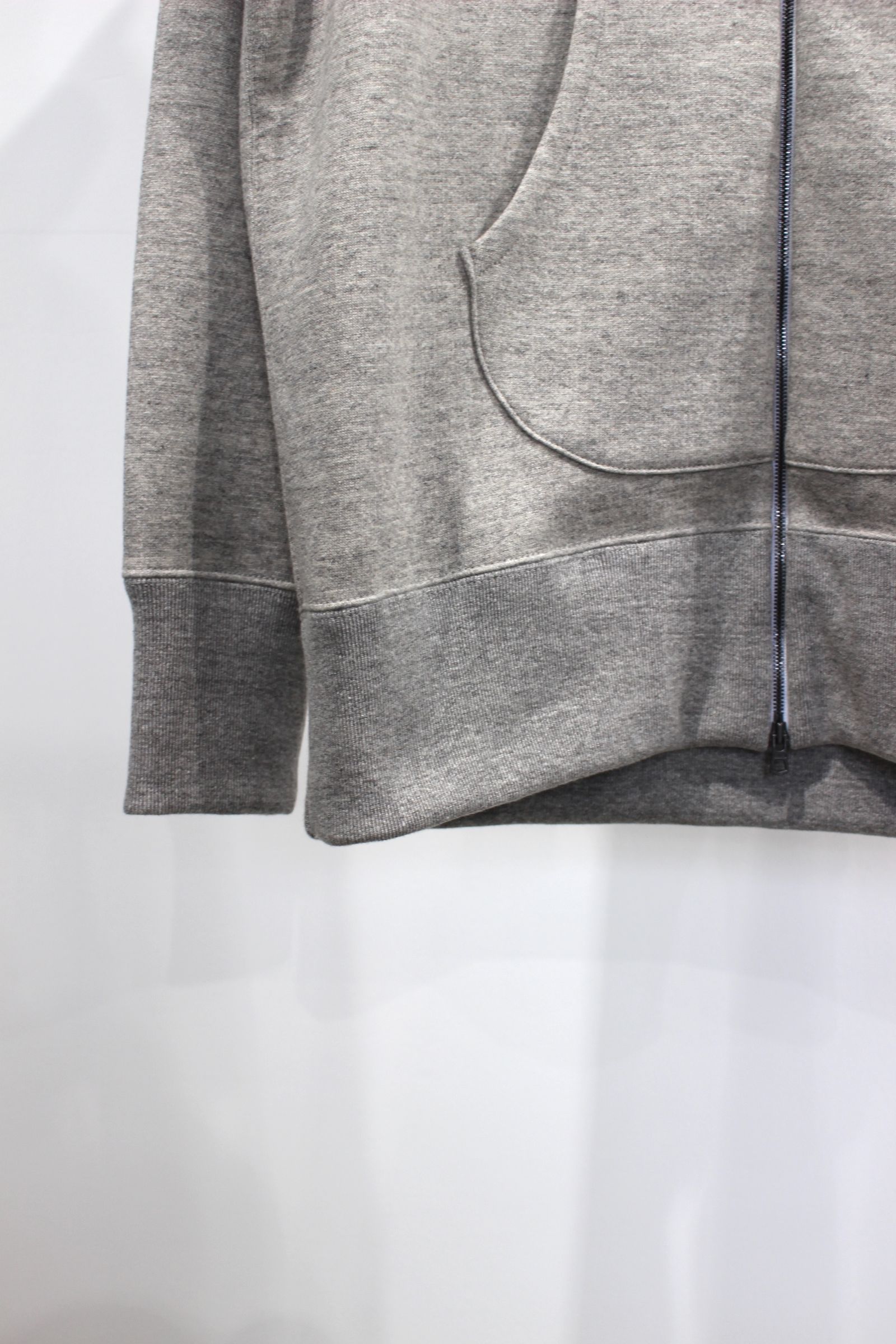 RAFFY ZIP PARKA/LT.GRAY
