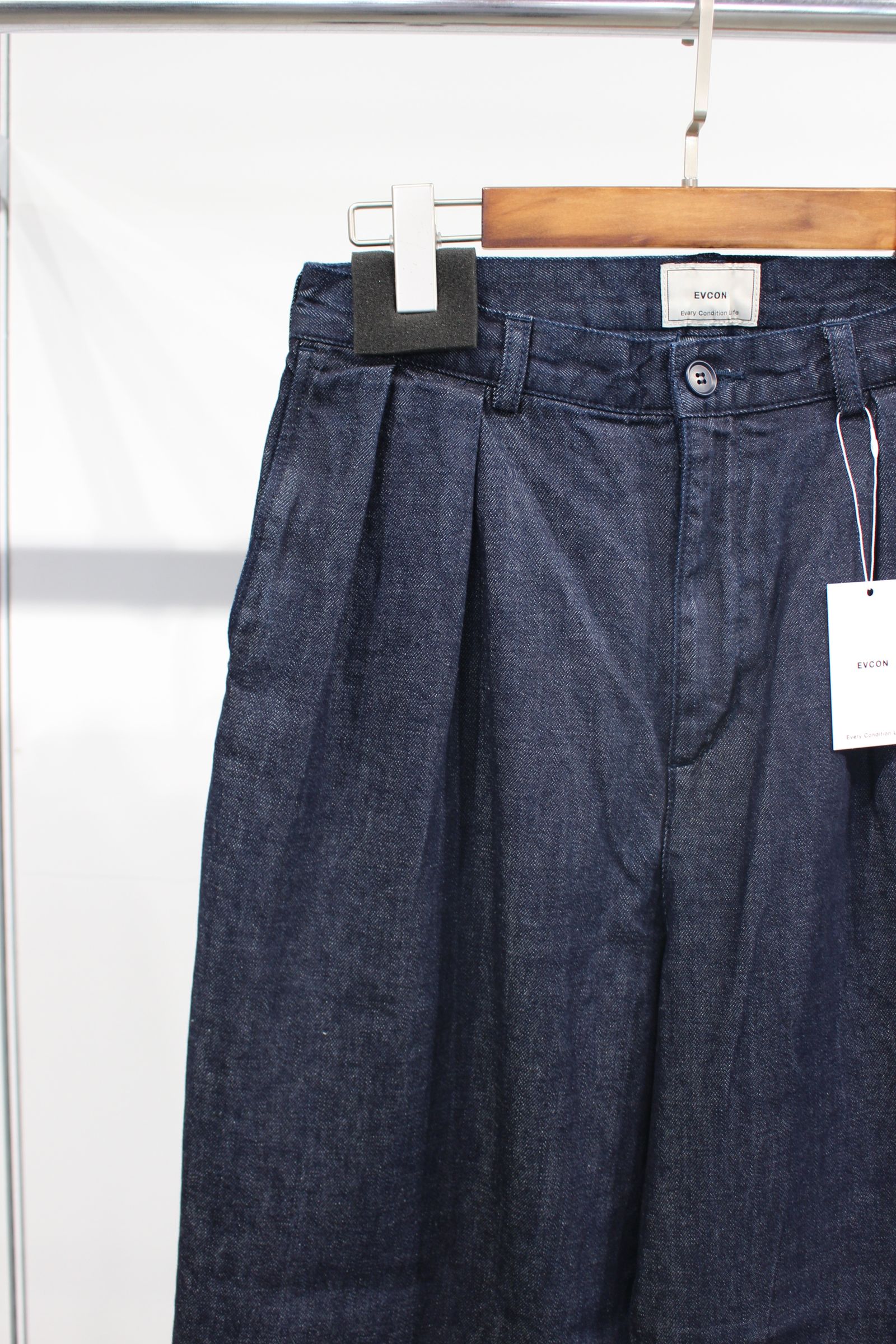 2TUCK DENIM TROUSER/2タックデニム