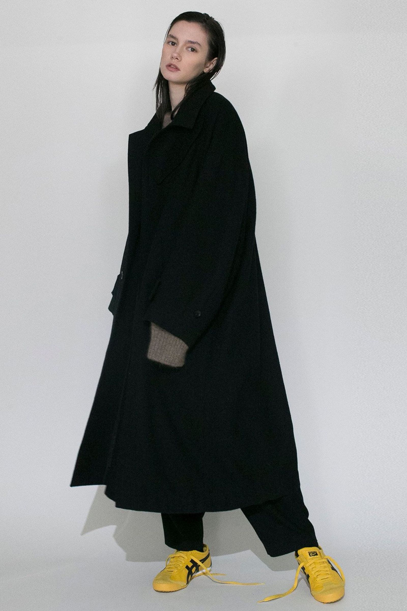 VOAAOV - BISHU TUMBLER KERSEY WOOL Long Coat/ロング