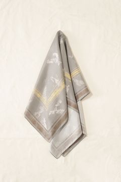SILK SCALF | GRAY | シルクスカーフ