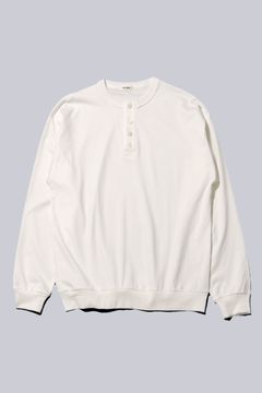 1ST PICKED SUVIN HENRY L/S TEE | WHITE | カットソー