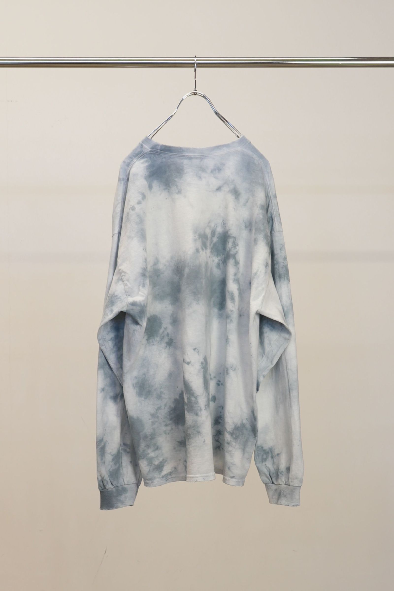 [ラスト1点] UNEVENNESS CATS AND DOGS LS | NAVY | カットソー