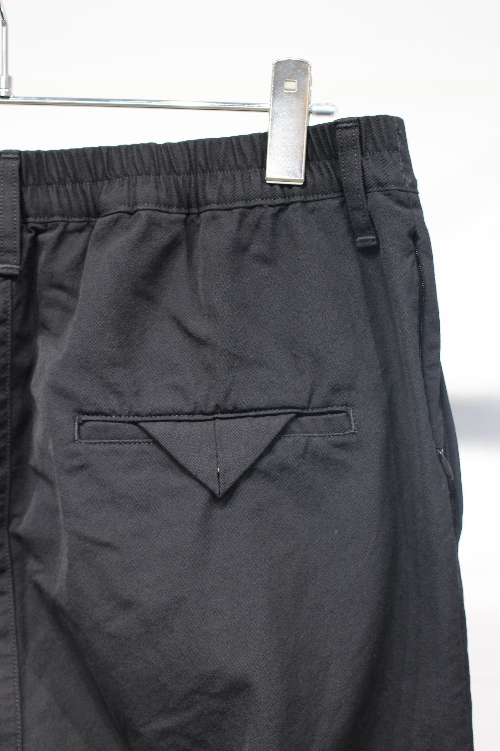 W/C AGING SLACKS | BLACK | スラックス