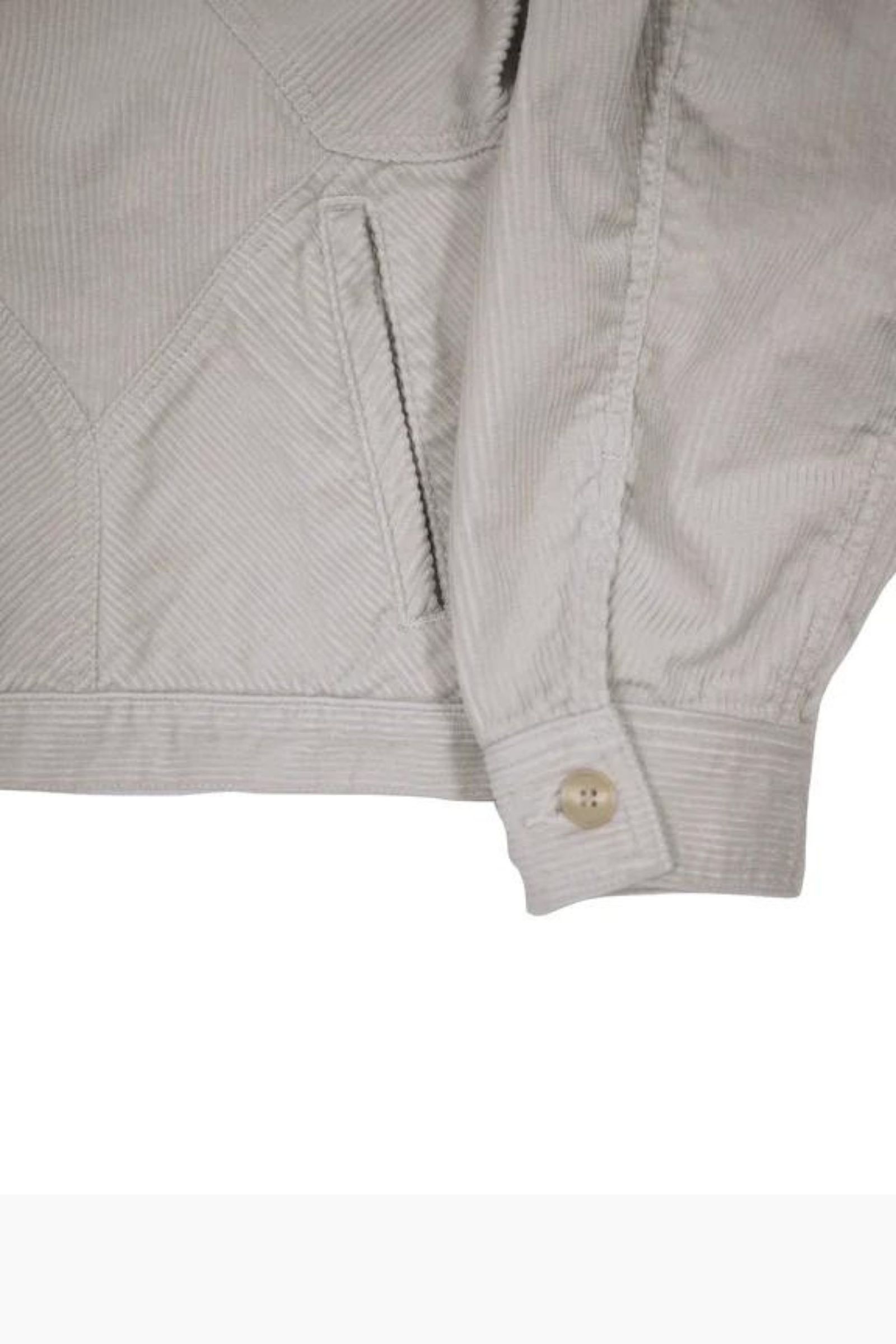 PANEL CORDUROY JACKET/OFF WHITE