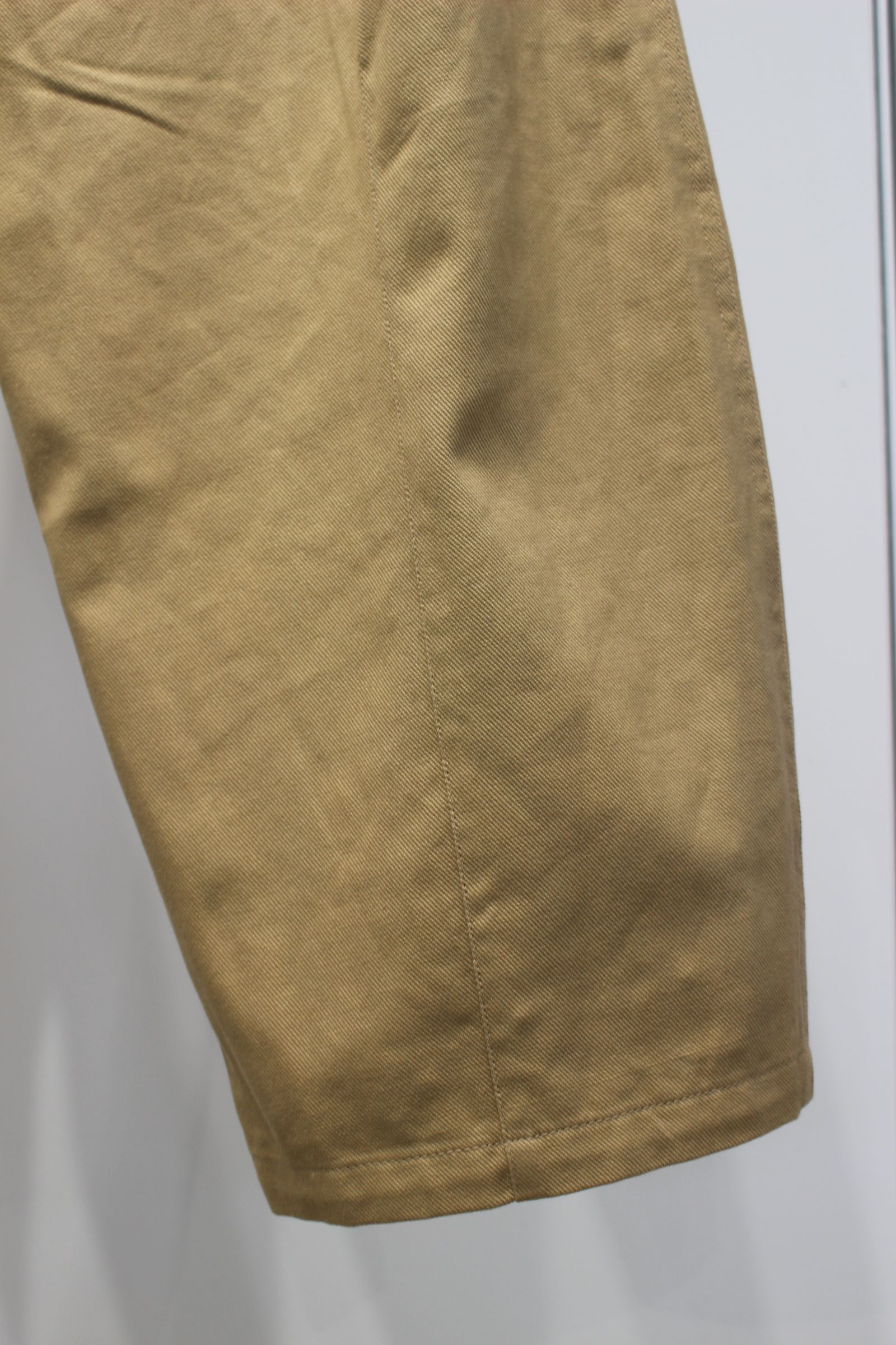 Clear Twill Crescent Wide 5-Pocket Trousers | BEIGE | 5ポケットパンツ