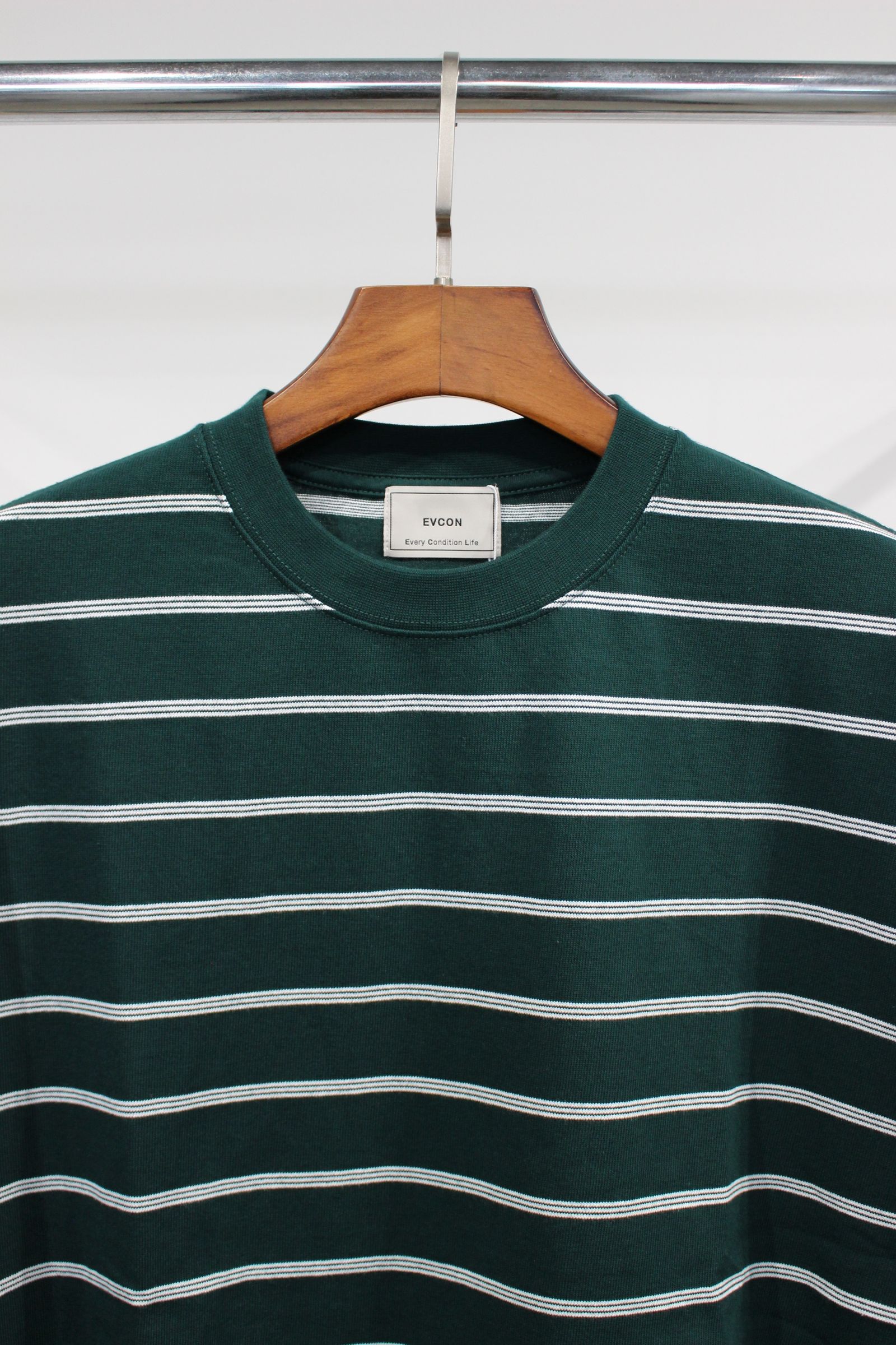 BORDER WIDE S/S TEE/GREEN