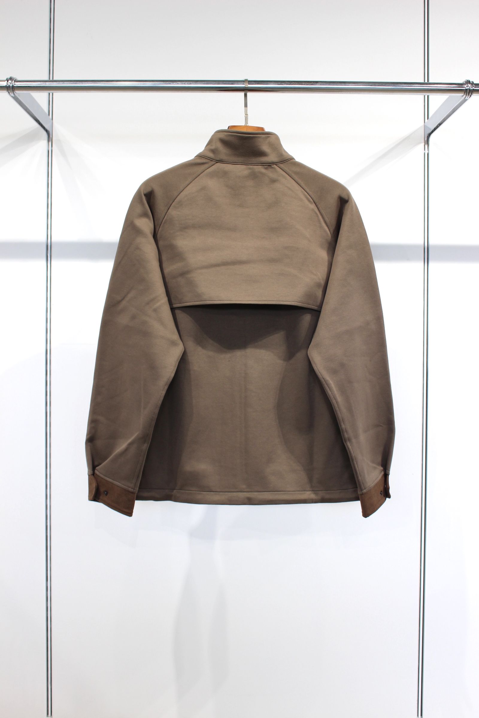 RELAXIN HARRINGTON JACKET -solid-/MOCHA