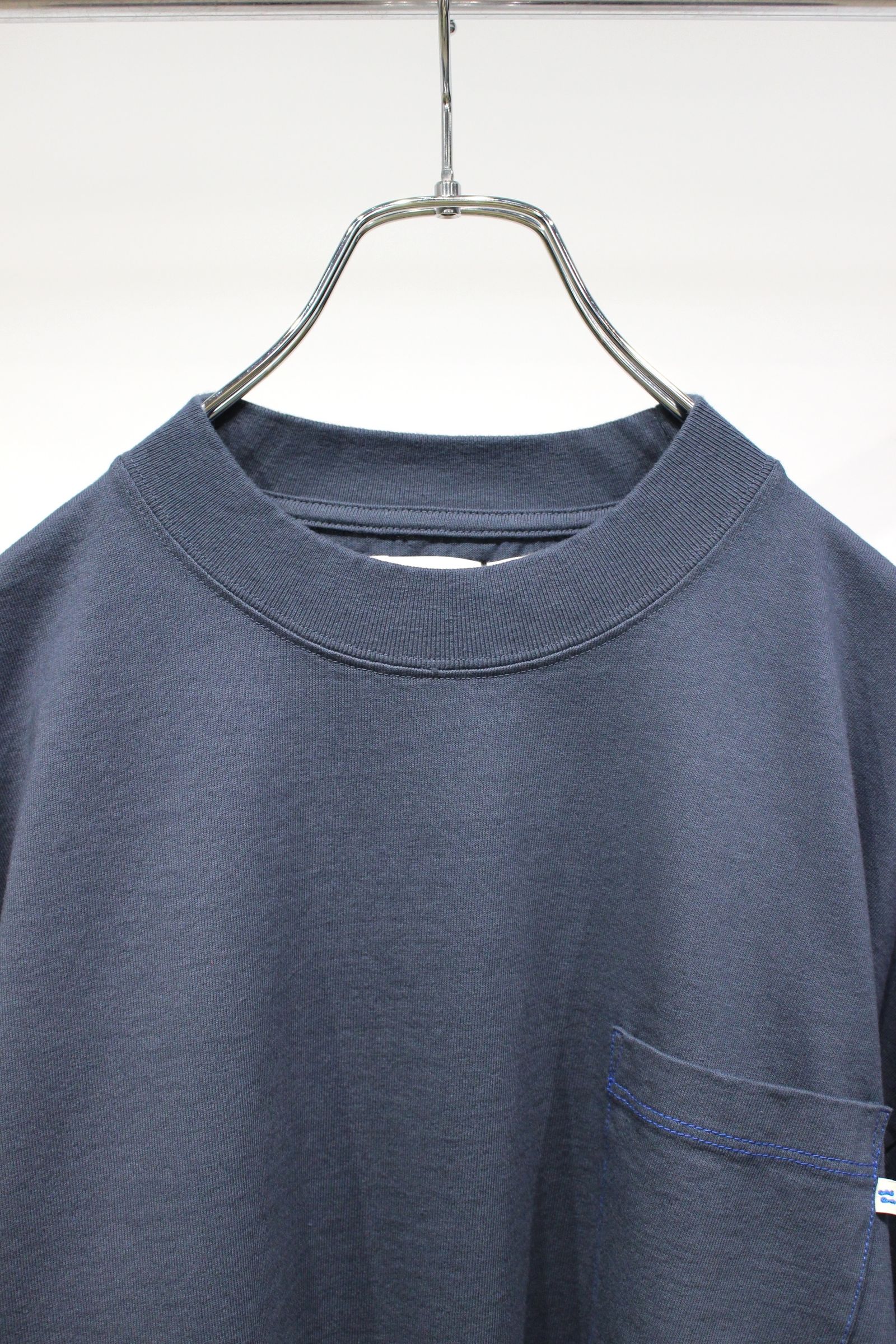 [ラスト1点] Stitch L/S T-shirts | CHARCOAL | カットソー