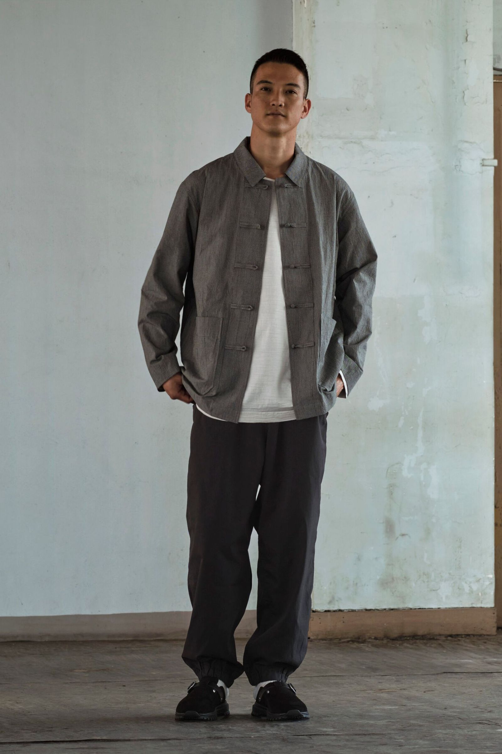 ELIAS EZ RIB TROUSERS”OX” | OLIVE | パンツ