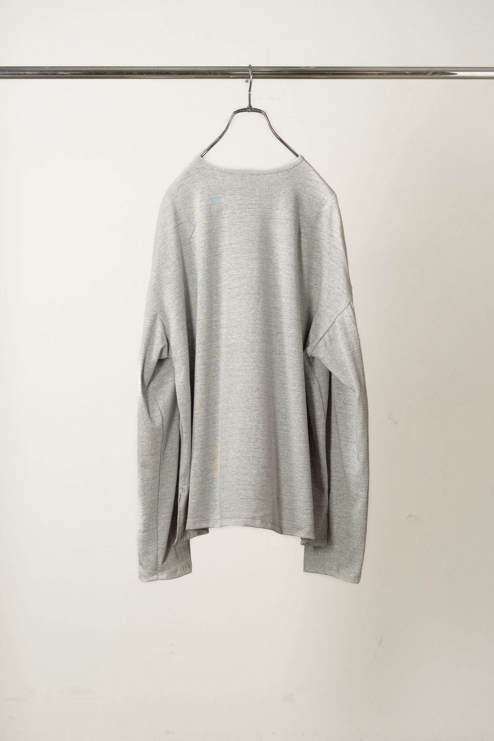 C/R LS T-SHIRT | GRAY | カットソー