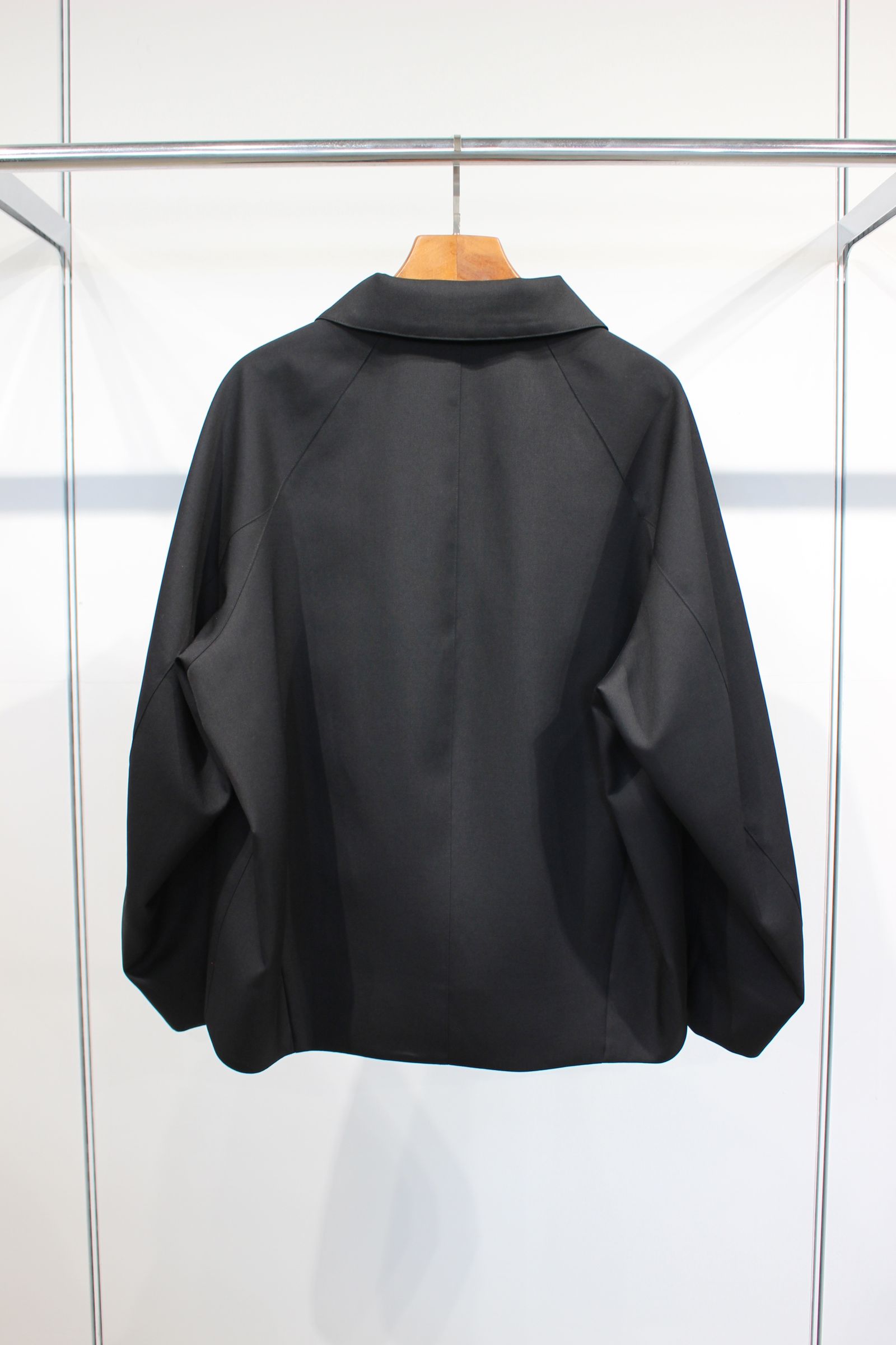 my beautiful landlet - HARUTO PROCESSED WOOL ZIP BLOUSON