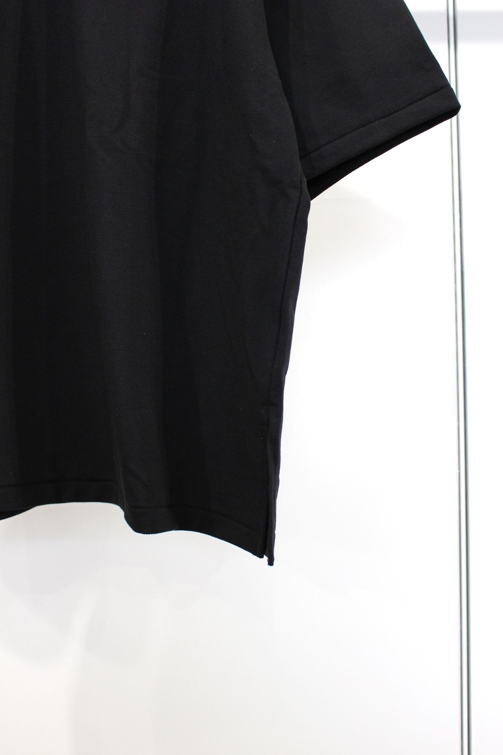 INTERIM - HYPER BIG SEA ISLAND PIQUE POLO SHIRT/BLACK | NapsNote INTERIM - HYPER BIG SEA ISLAND PIQUE POLO SHIRT/BLACK | NapsNote
