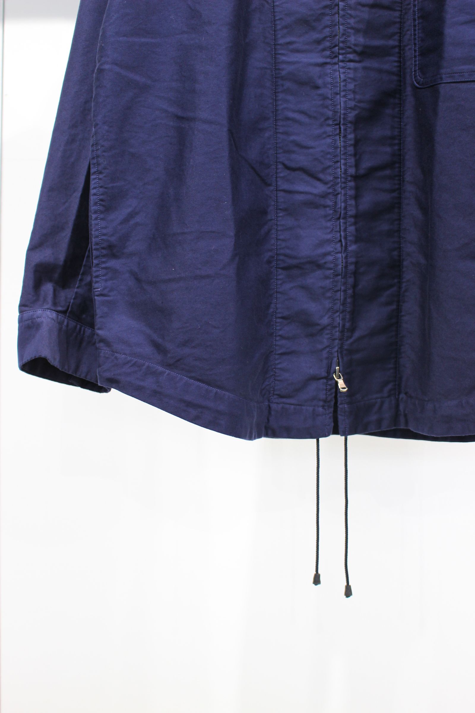 SCHMITT Zip Collar Shircket | BLUE | シャツジャケット