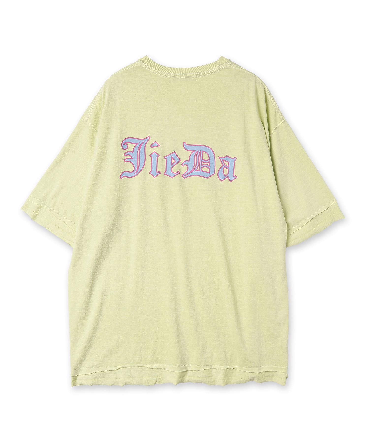 JieDa - DAMAGE GOTHIC PIGMENT TEE/Tシャツ/パープル | NapsNote