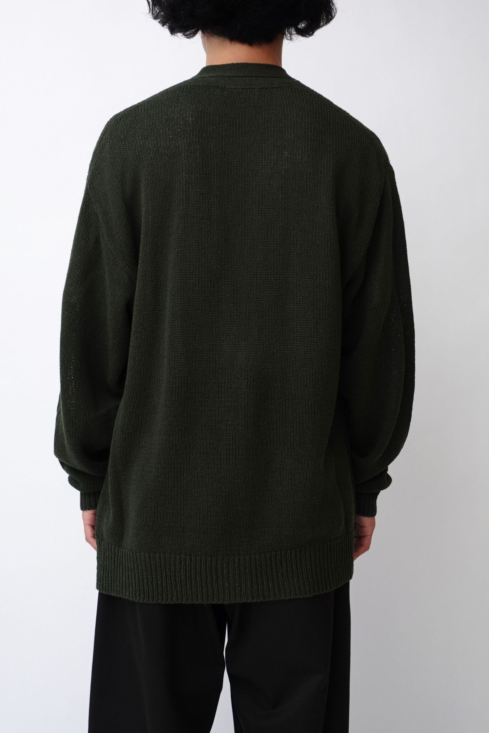 DRY COTTON KNIT CARDIGANE/コットンニットカーディガン