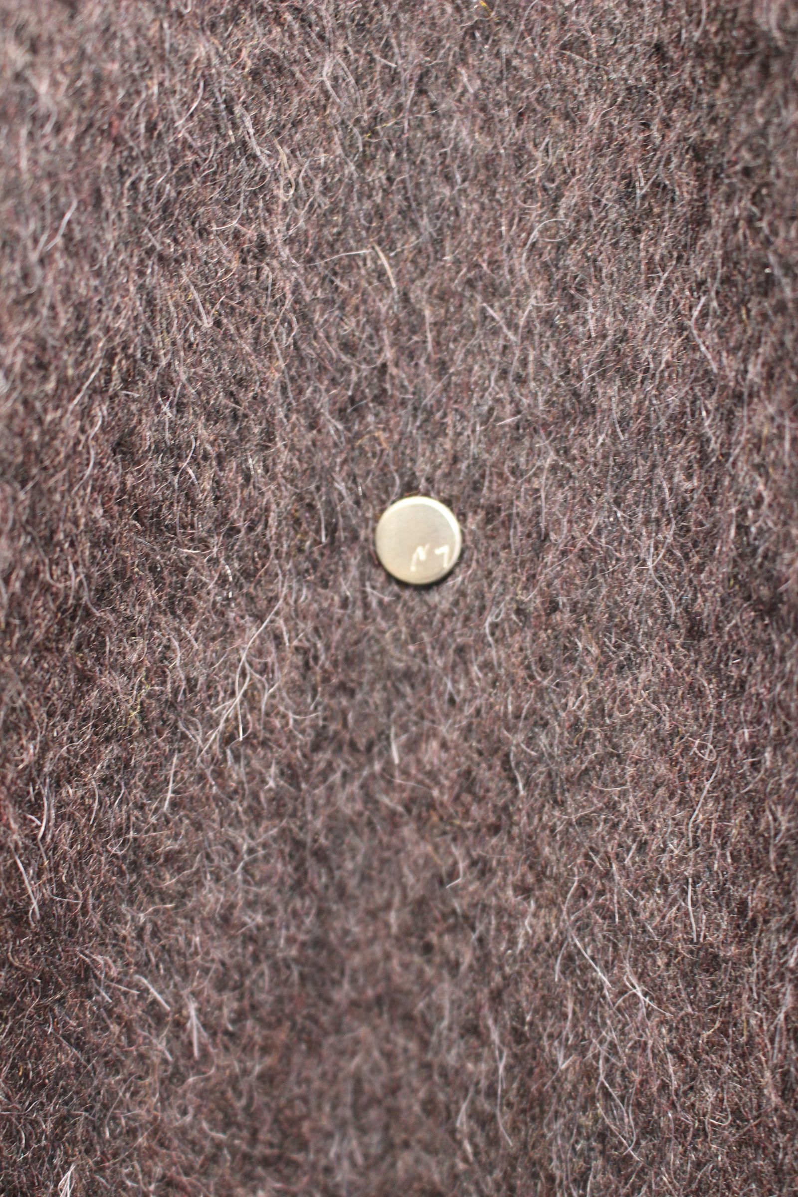 SHAGGY ZIP UP SHIRT | BROWN | ジップアップシャツ