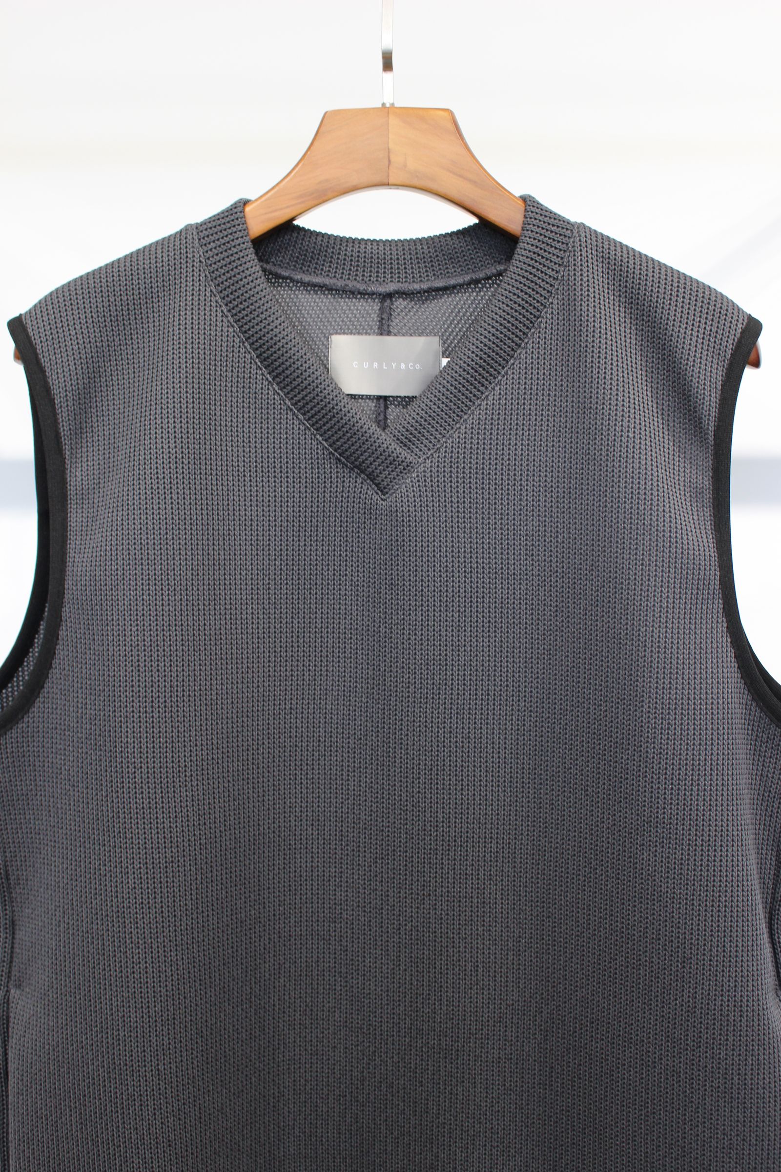 DRY KNIT VEST/GRAY