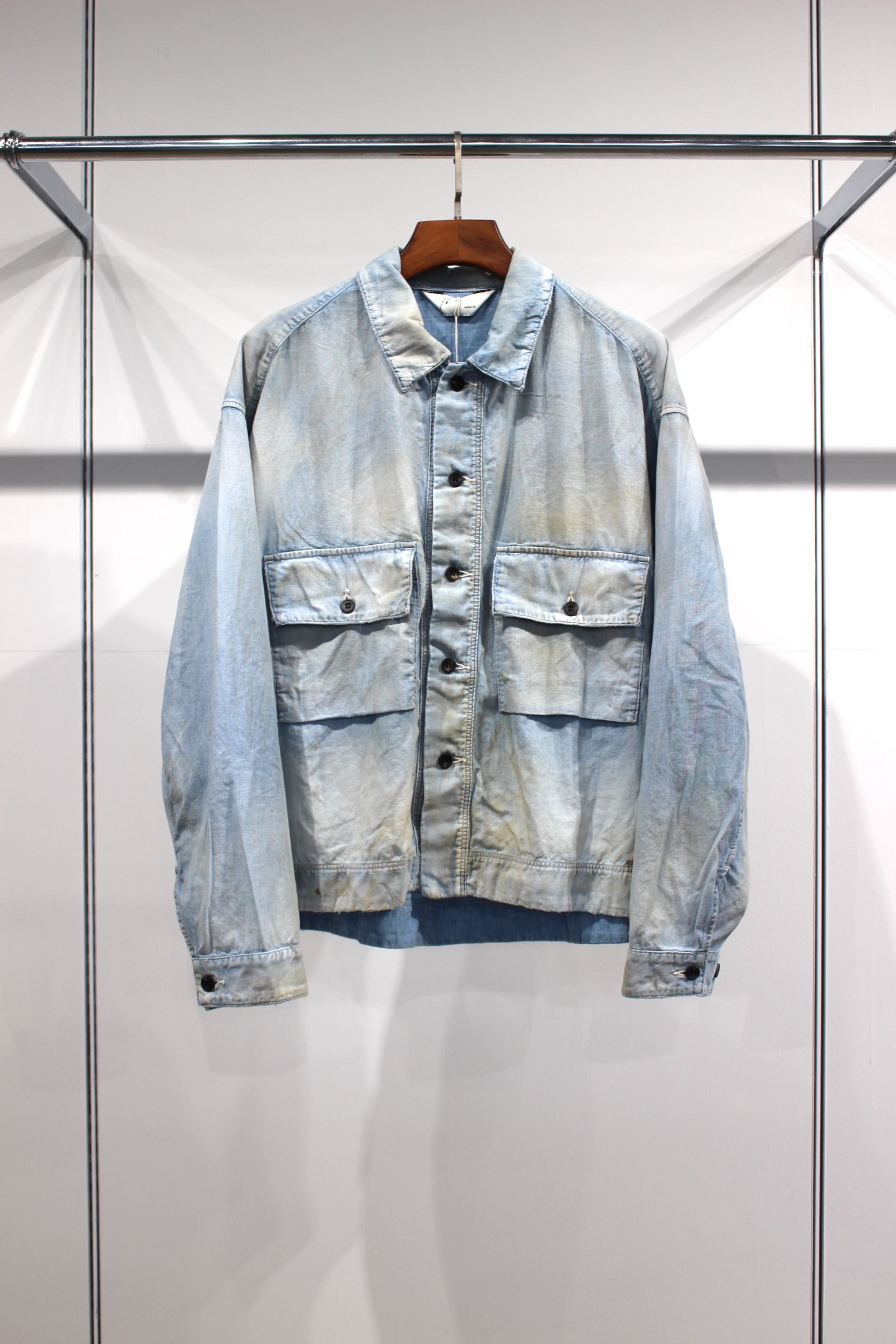 ancellm CHAMBRAY SHIRTS JACKET-