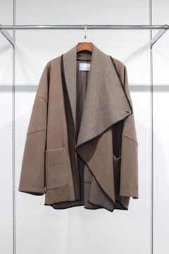 WOOLLET Drape Jacket/BEIGE/ジャケット