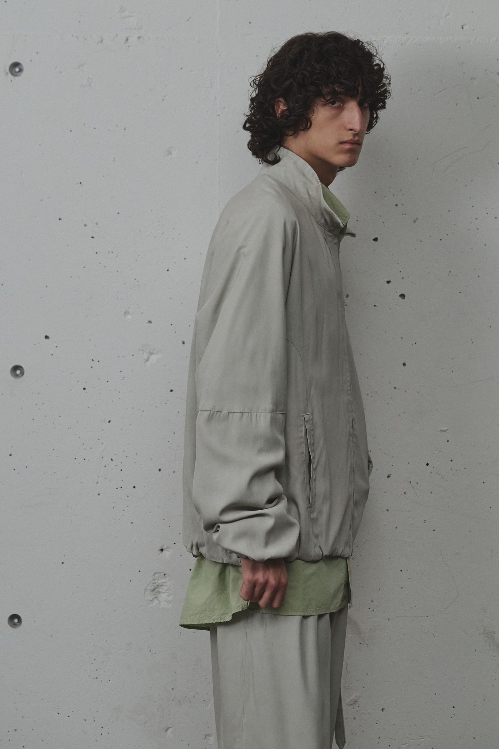 TUCK KIMONO BLOUSON | MINT | ブルゾン