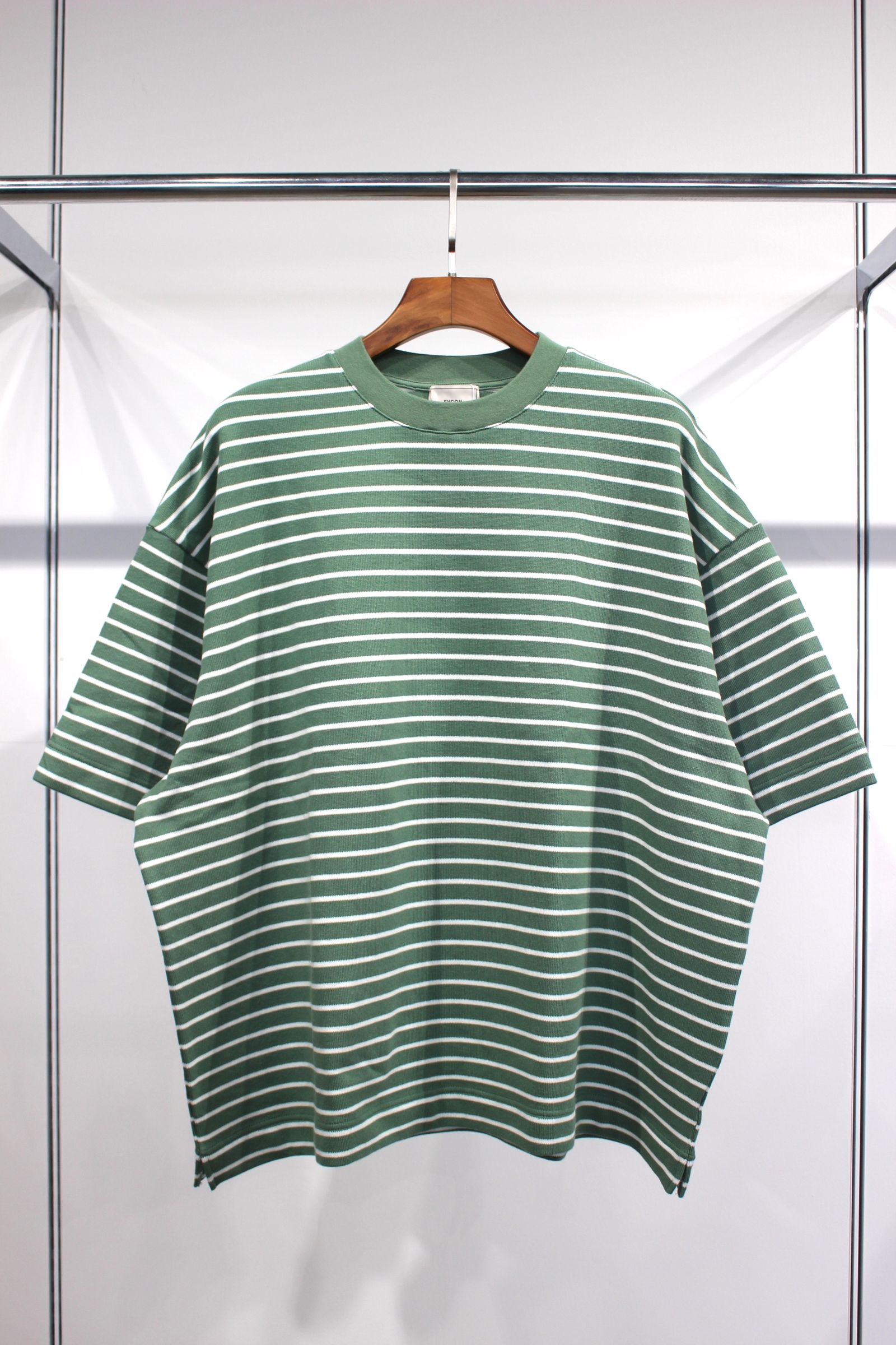 BORDER S/S WIDE T-SHIRT/カットソー