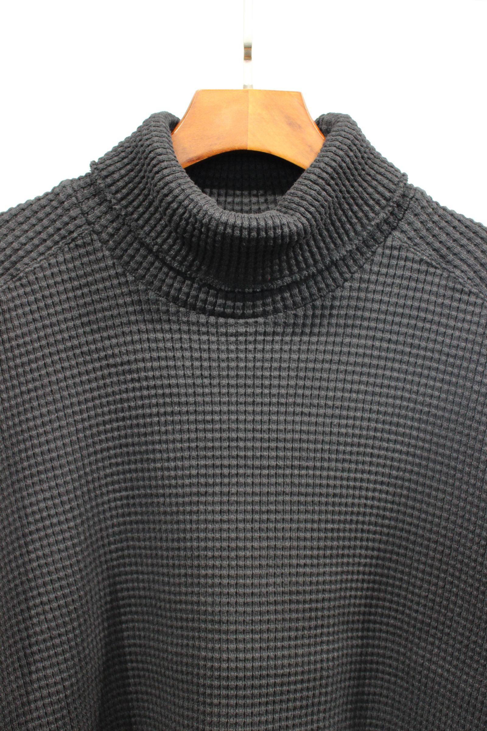 HEAVYWAFFLE DAMAGE LS T-SHIRT | BLACK | ダメージワッフル