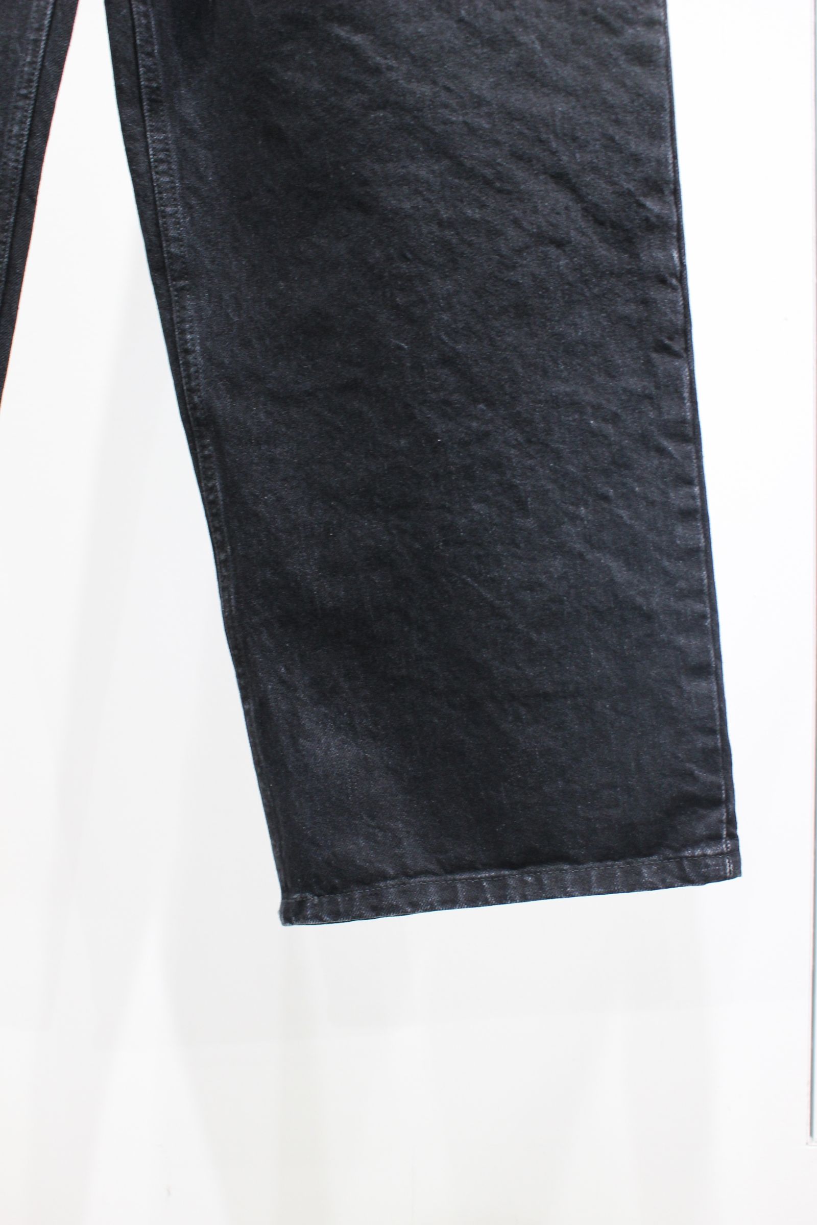 EVCON - 1TUCK BAGGY DENIM BIO | BLACK | デニム | NapsNote
