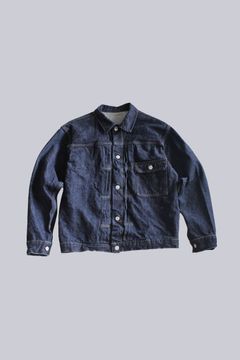 [ラスト1点] "1ST" KIBATA SHUTTLE DENIM JACKET | NAVY | デニムジャケット