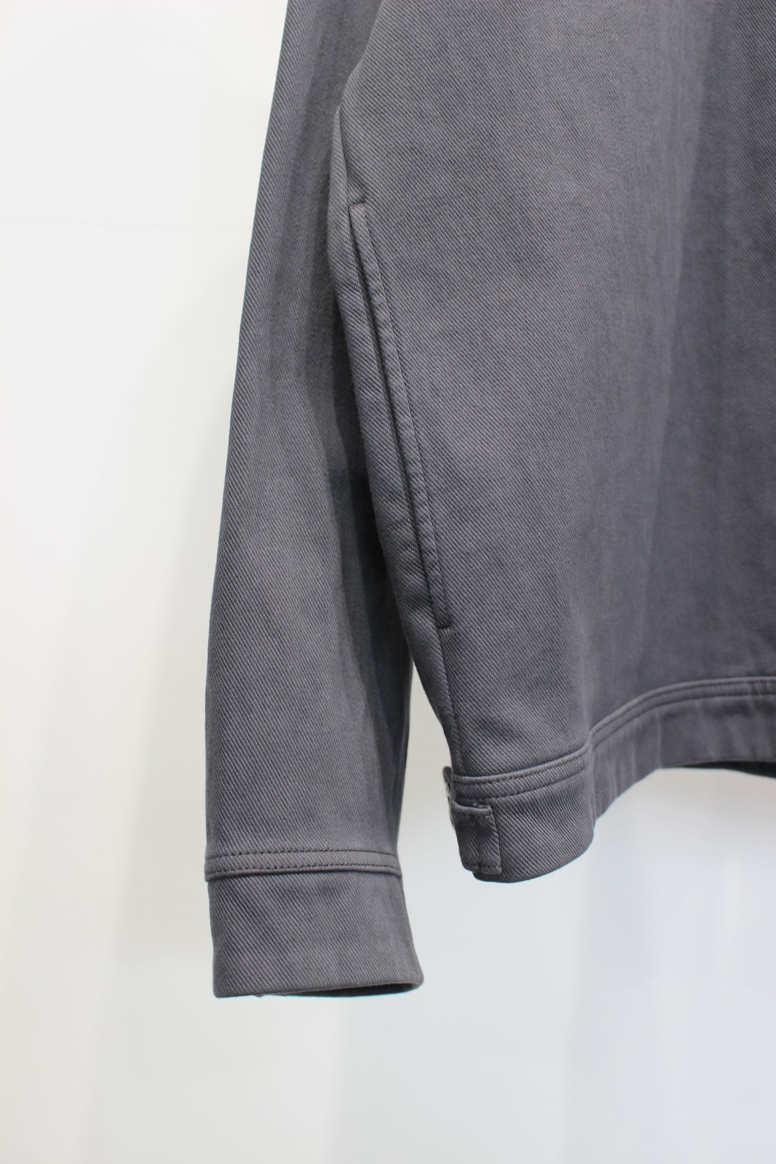 DENIM TRUCKER JACKET -slate gray- | SLATE GRAY | ニットデニム