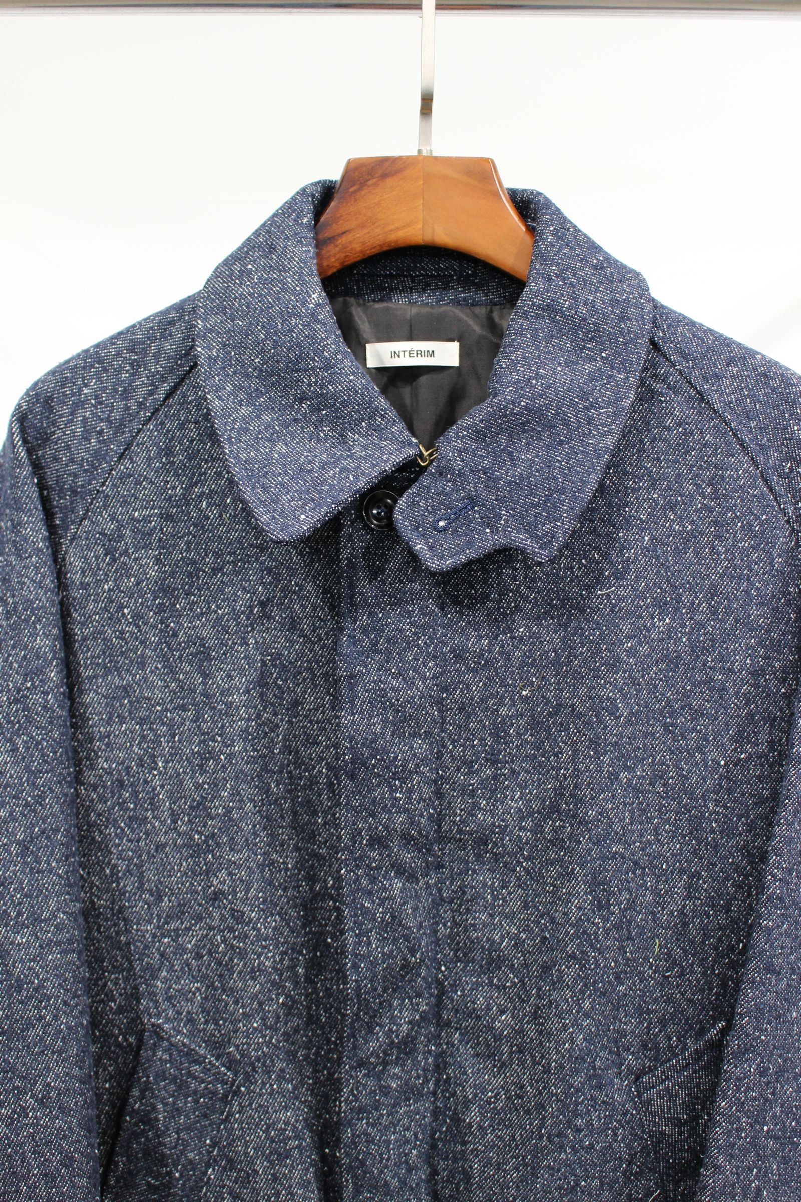 HYPER BIG SILK DENIM SINGLE RAGLAN 4PK FLAT COAT/NAVY DENIM