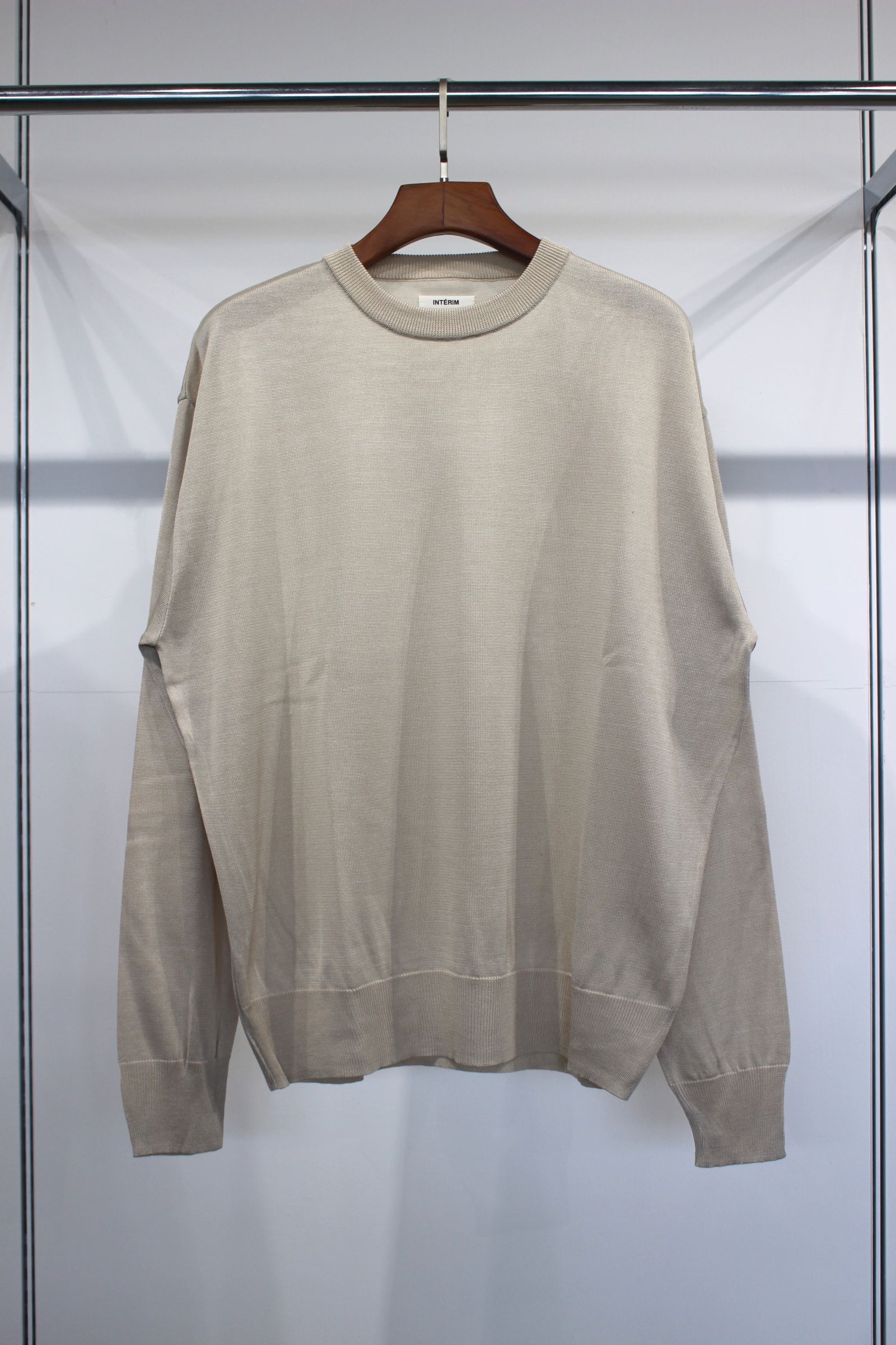 INTERIM - SILK 100% CREW NECK KNIT/ニット | NapsNote