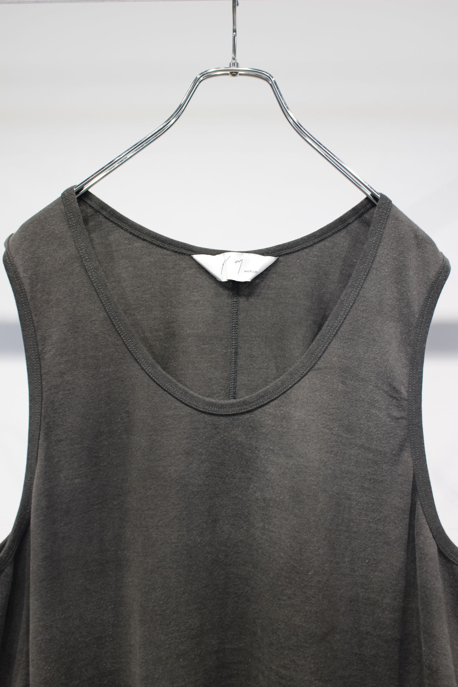 UNEVENNESS TANK TOP | BLACK | タンクトップ