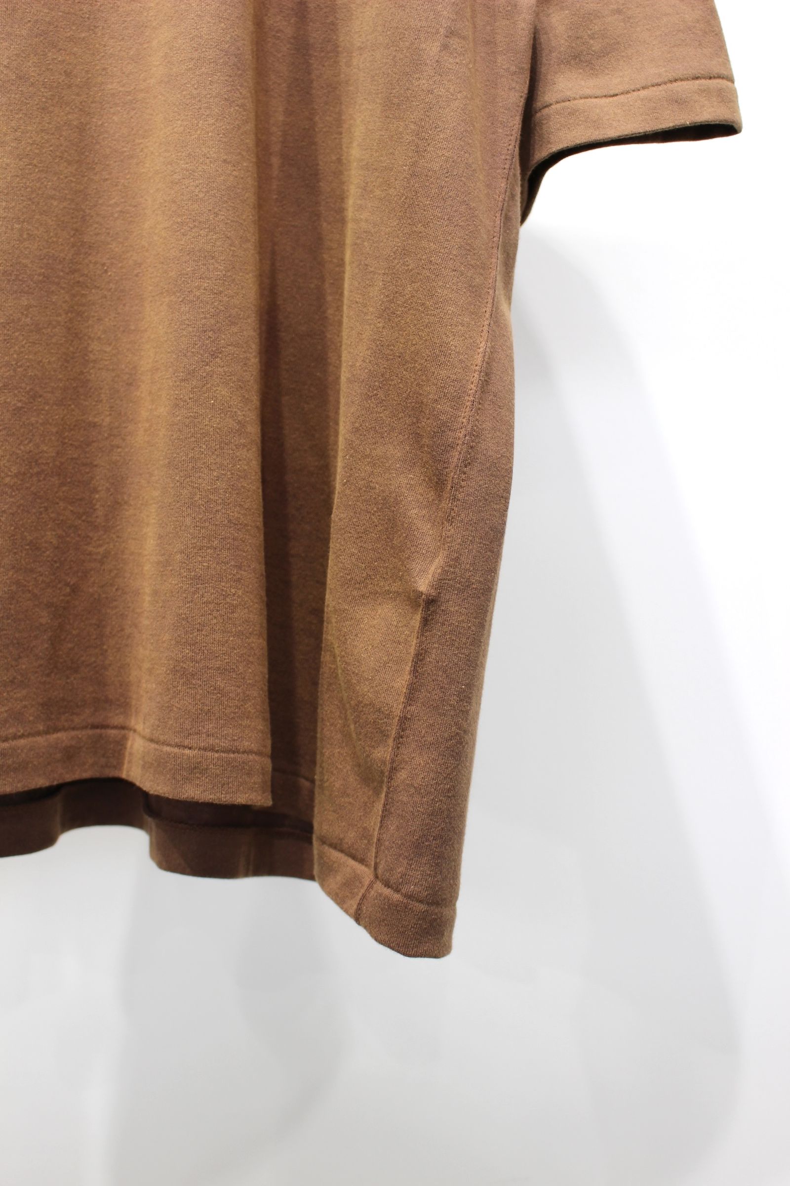 UNEVENNESS T-SHIRT | BROWN | カットソー