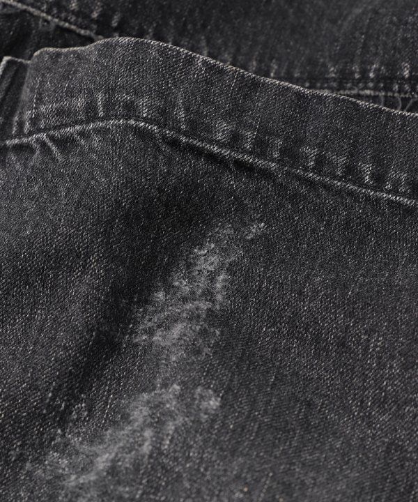DAMAGE OVER DENIM SHIRT/BLACK