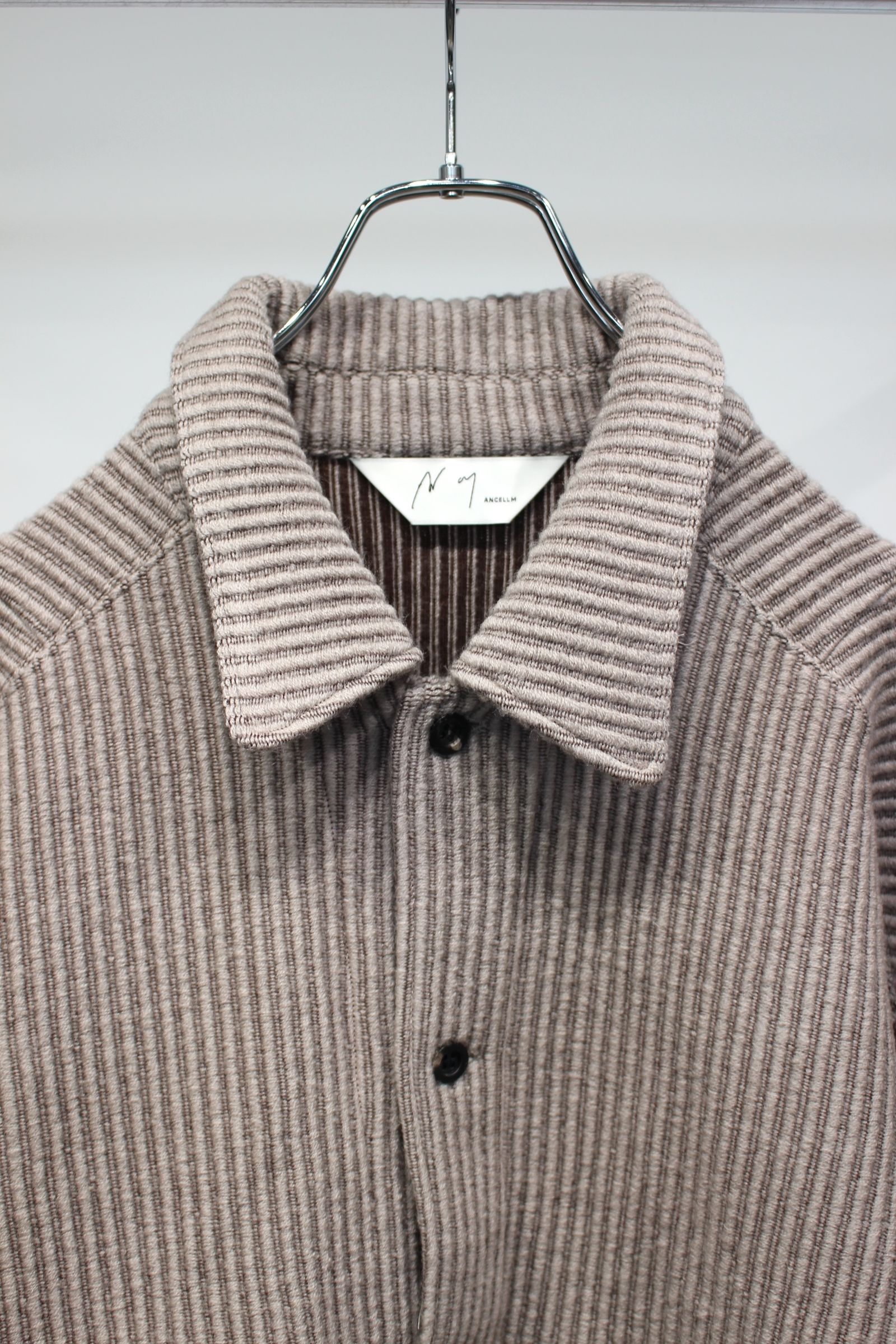 WOOL CORDUROY WORK SHIRT JACKET | SAND | シャツジャケット