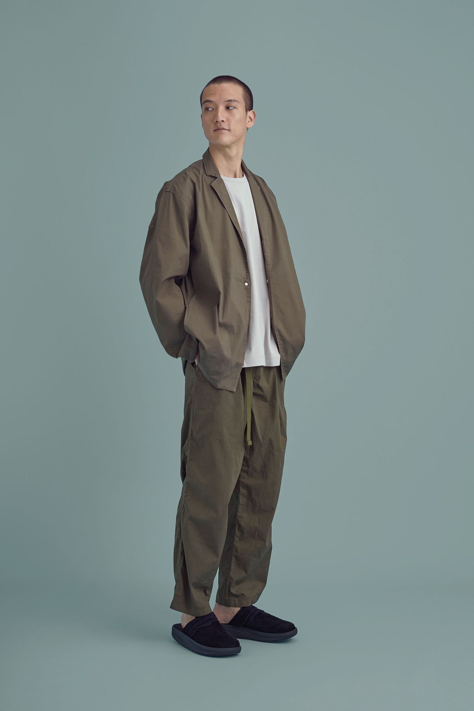 MASON EZ TROUSERS “SOLID”/OLIVE