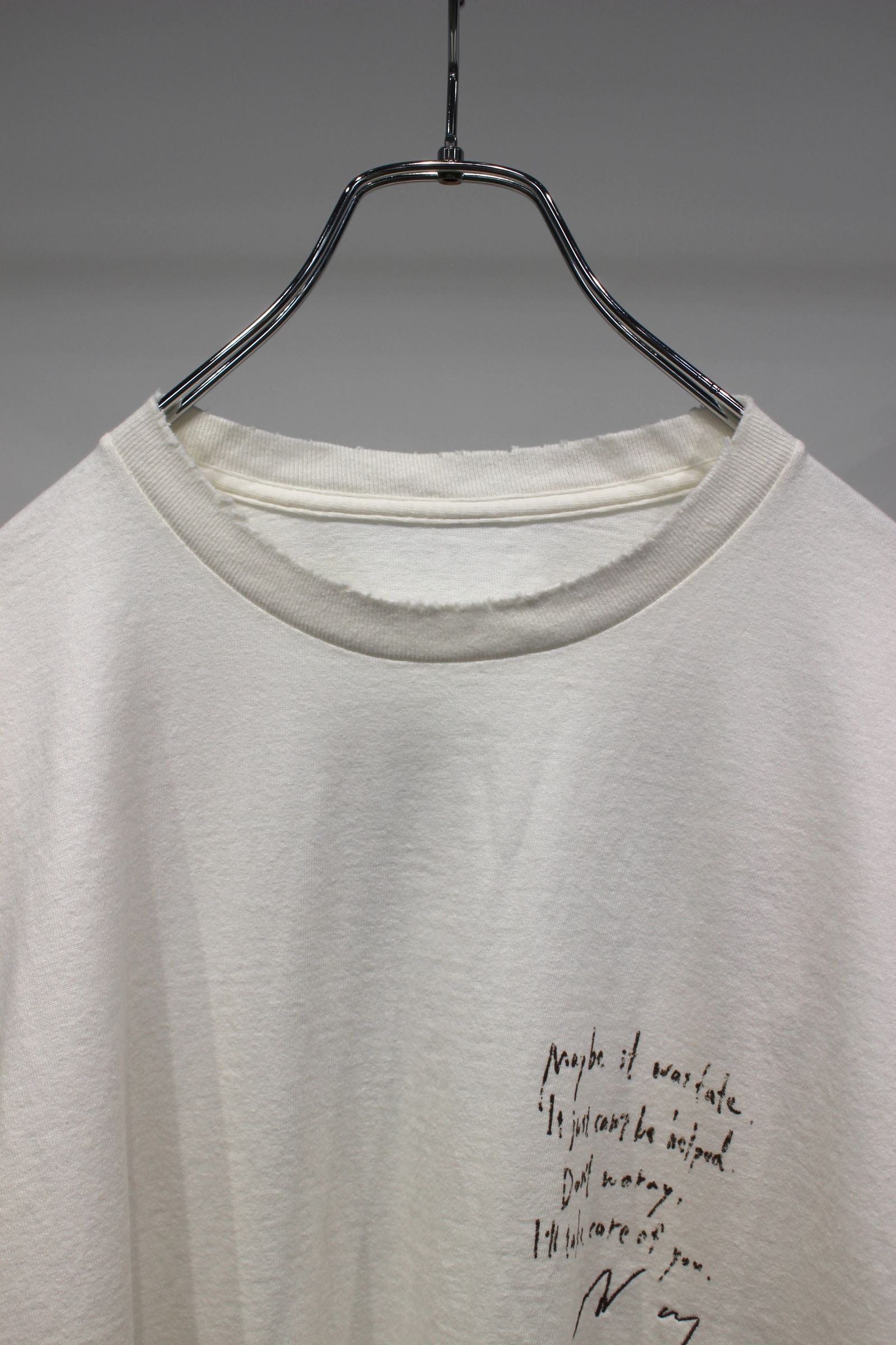 MESSAGE T-SHIRT | WHITE | カットソー