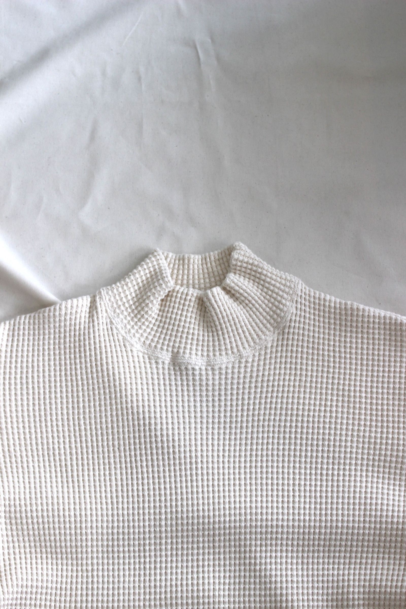 ALBERT MOC SWEATER | ECRU | ワッフルカットソー