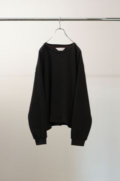 HEAVY WAFFLE OVER LS | BLACK | ヘビーワッフル